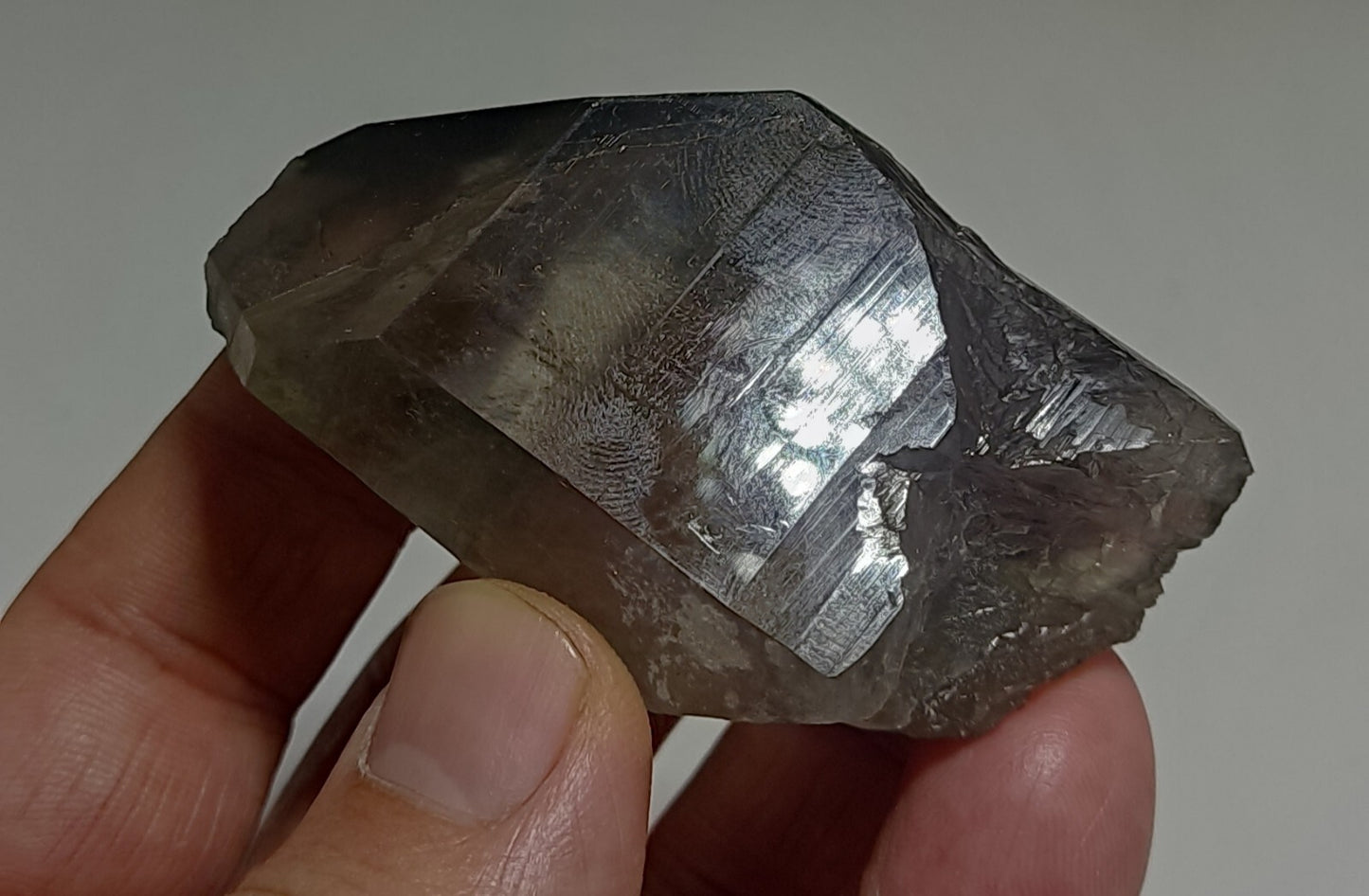 An Aesthetic Naturally terminated specimen of Smoky Quartz 98 grams