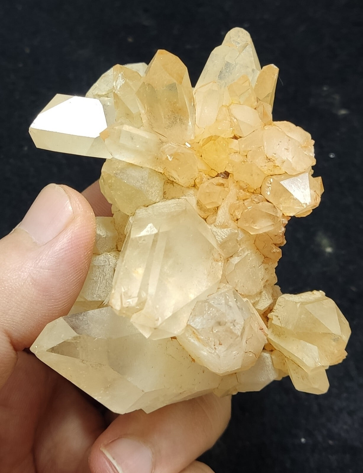 An Aesthetic terminated specimen of Quartz cluster 201 grams