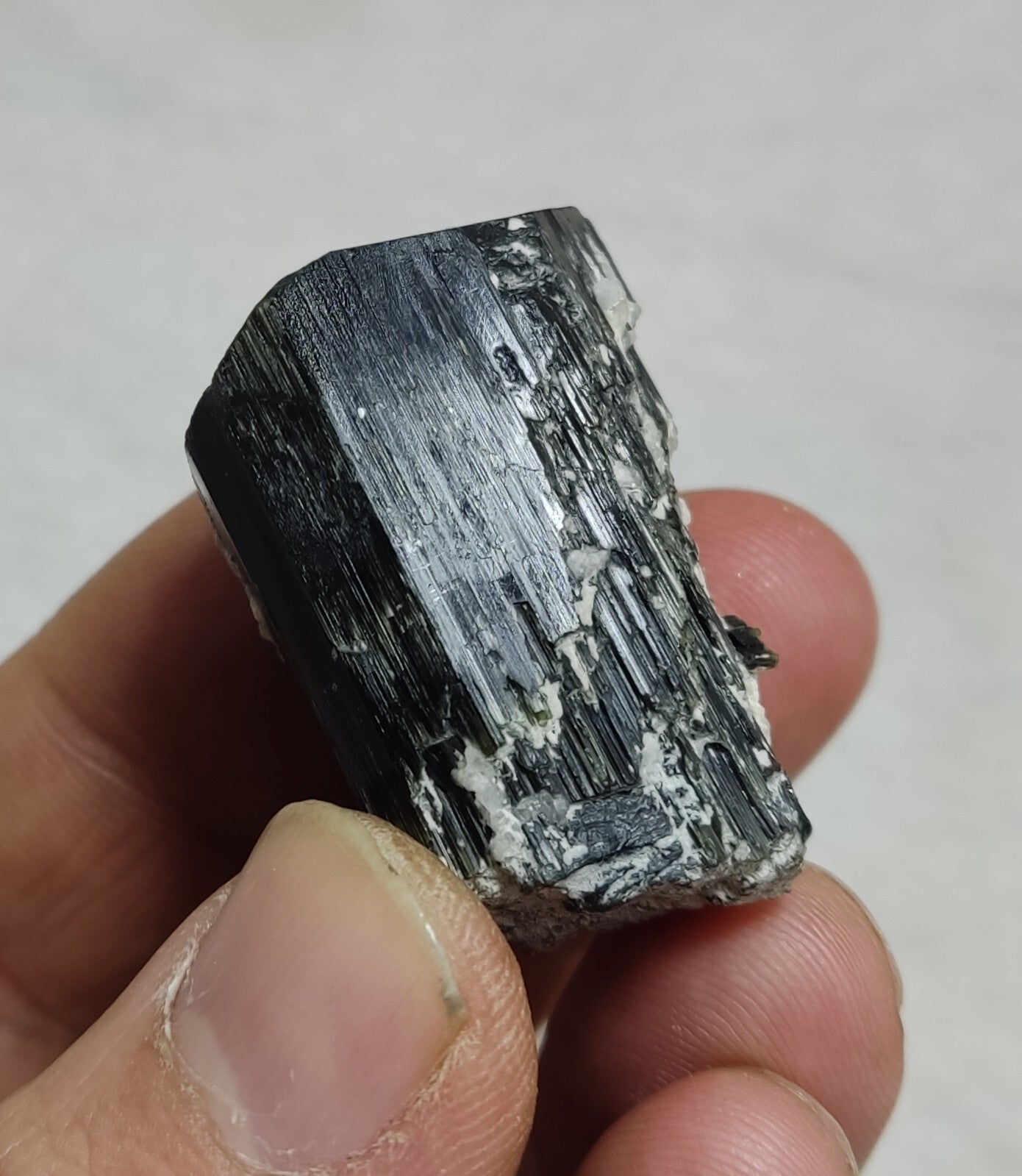 An Aesthetic Natural beautifully terminated tourmaline crystal 40 grams