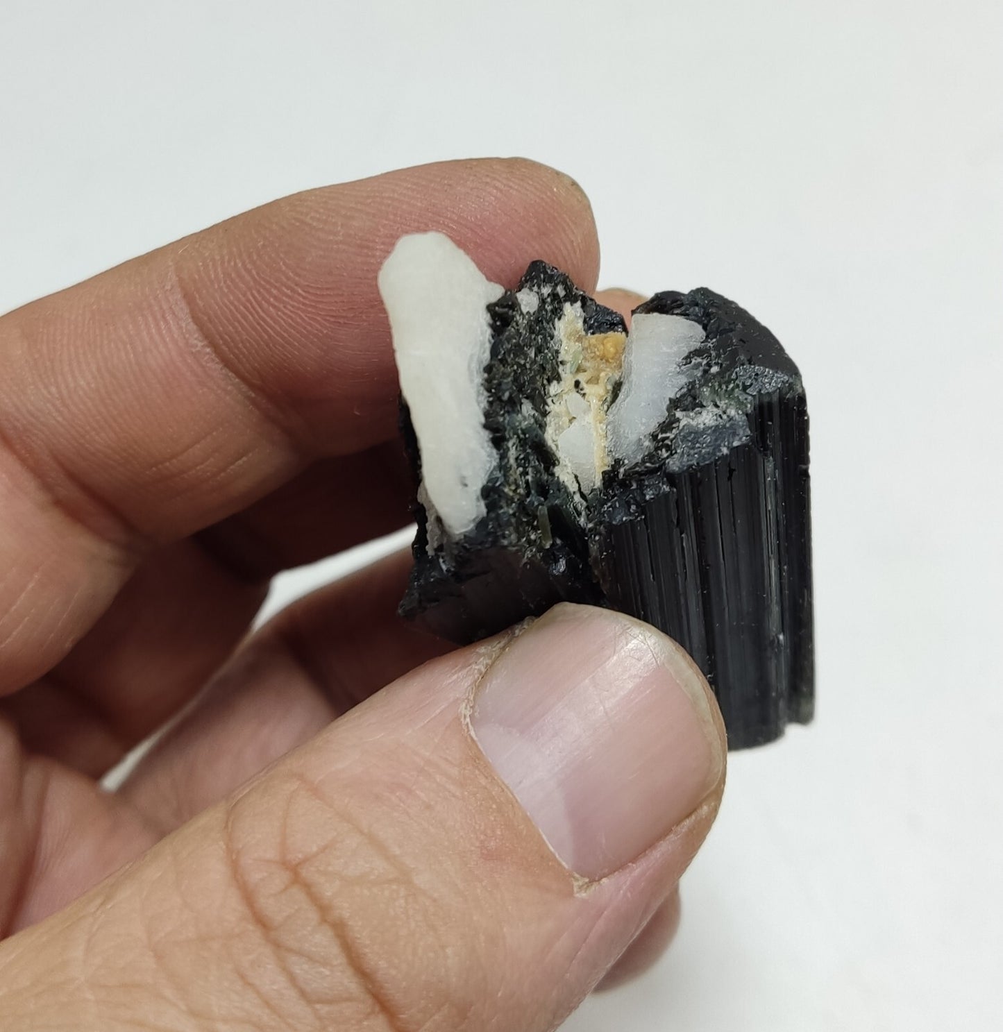 An aesthetic specimen of tourmaline crystals 36 grams