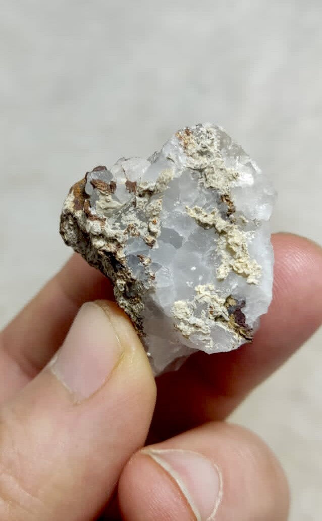 Natural Rutile Quartz Siderite Specimen 24 Grams.