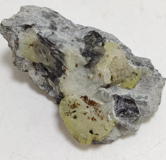 An Aesthetic Natural specimen of brucite with chromite 167 grams