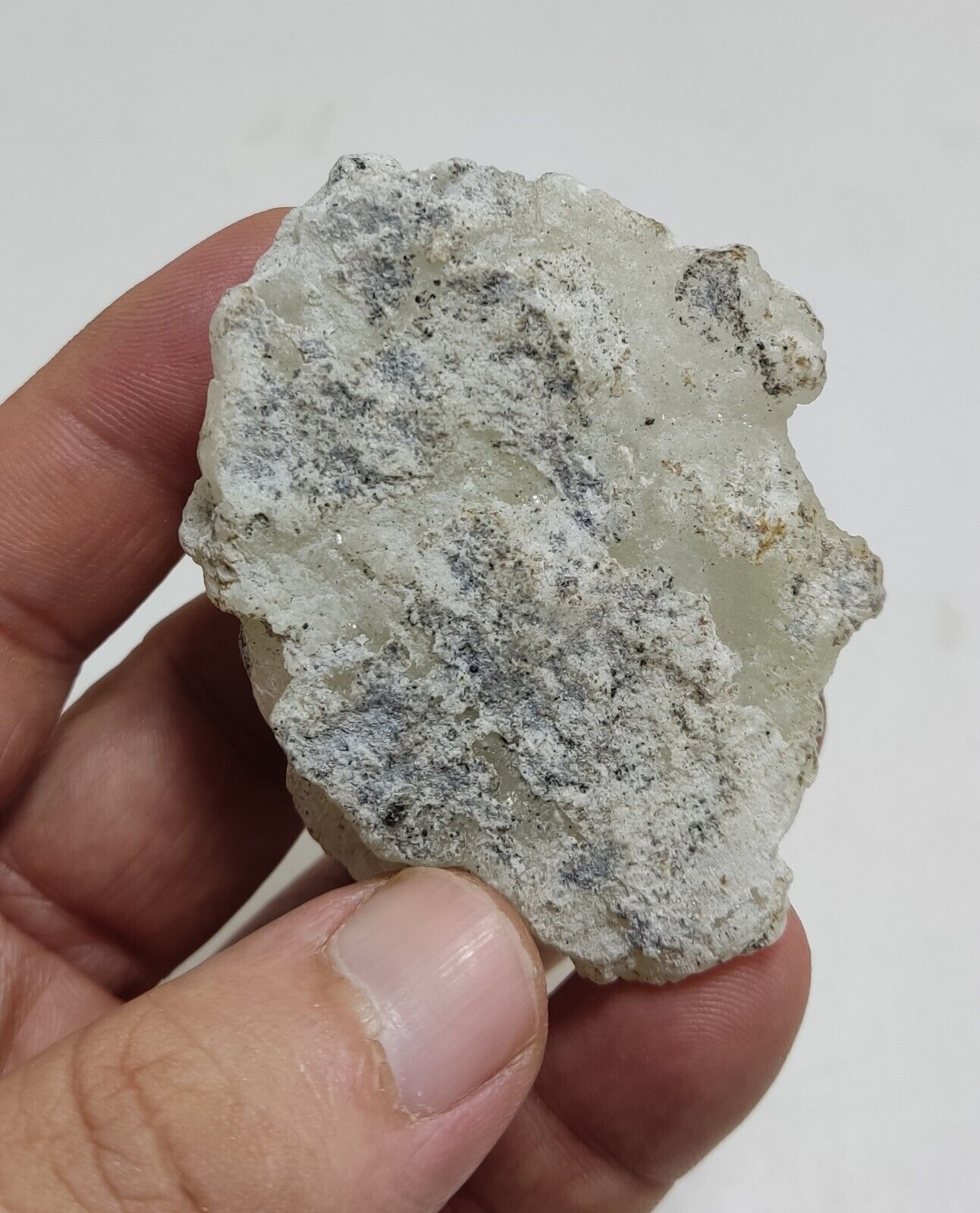 An Aesthetic Natural specimen of brucite with chromite 85 grams