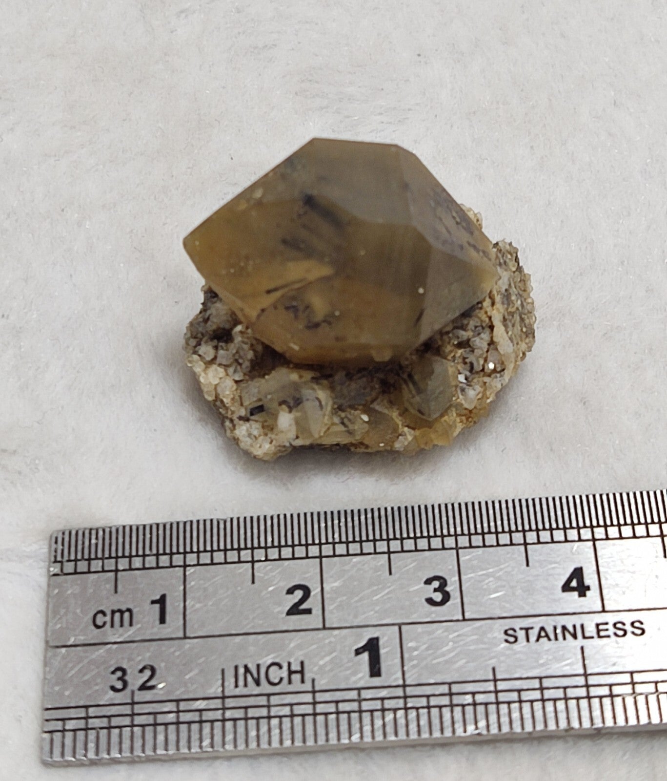 An aesthetic natural terminated astrophyllite Quartz crystal on matrix 15 grams