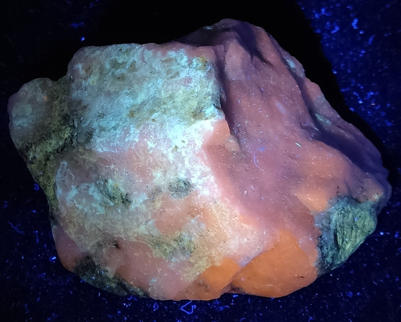 An Aesthetic Natural beautiful rough Hackmanite specimen 344 grams