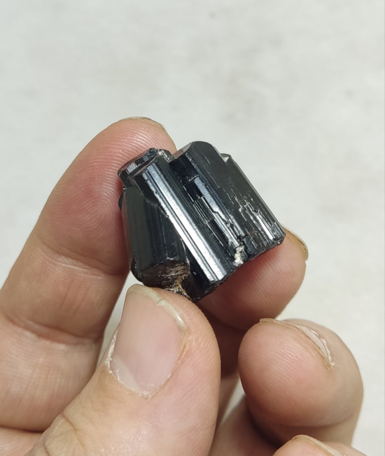 An amazing specimen of black tourmaline cluster 15 grams