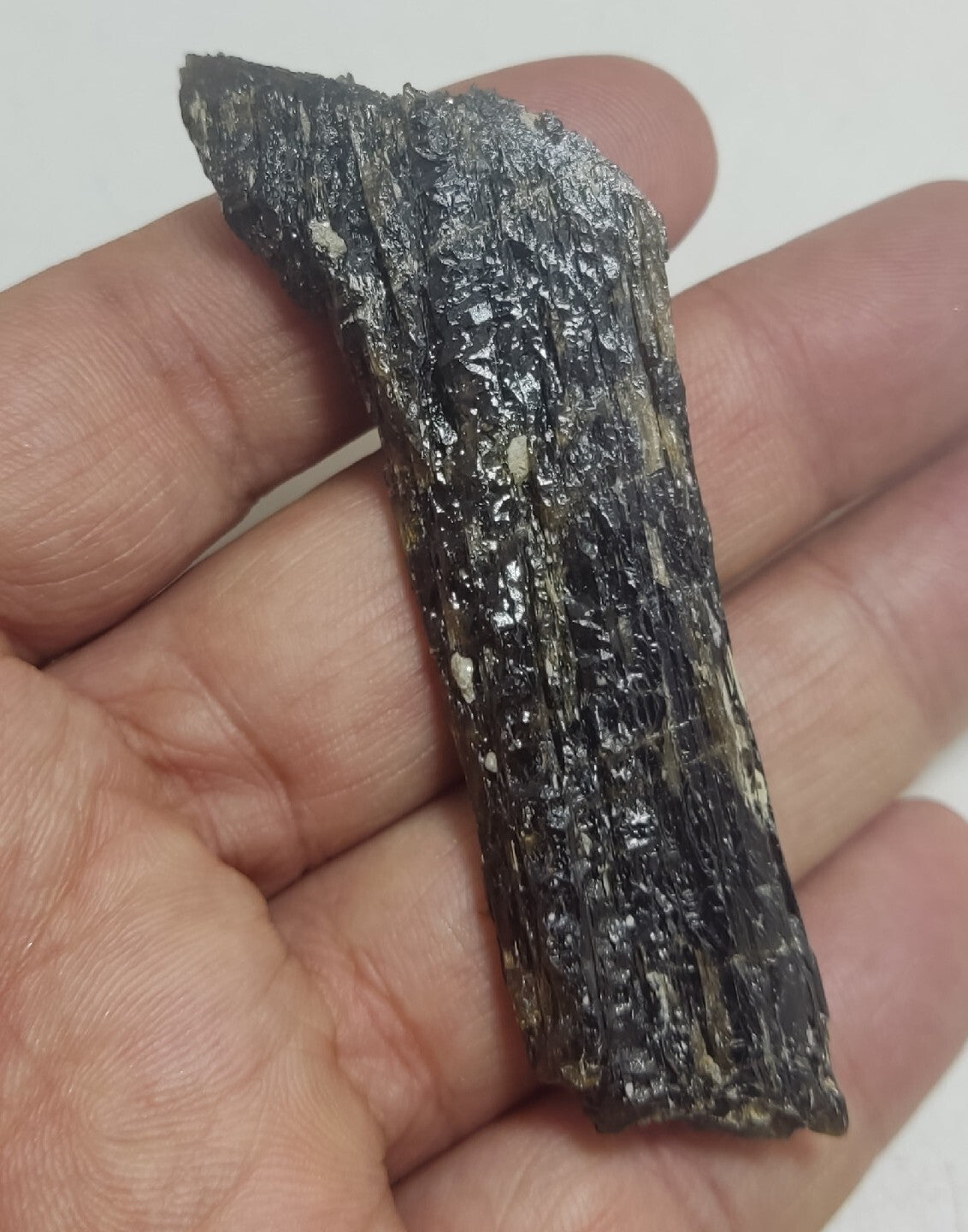 Single etched Epidote Crystal 34 grams