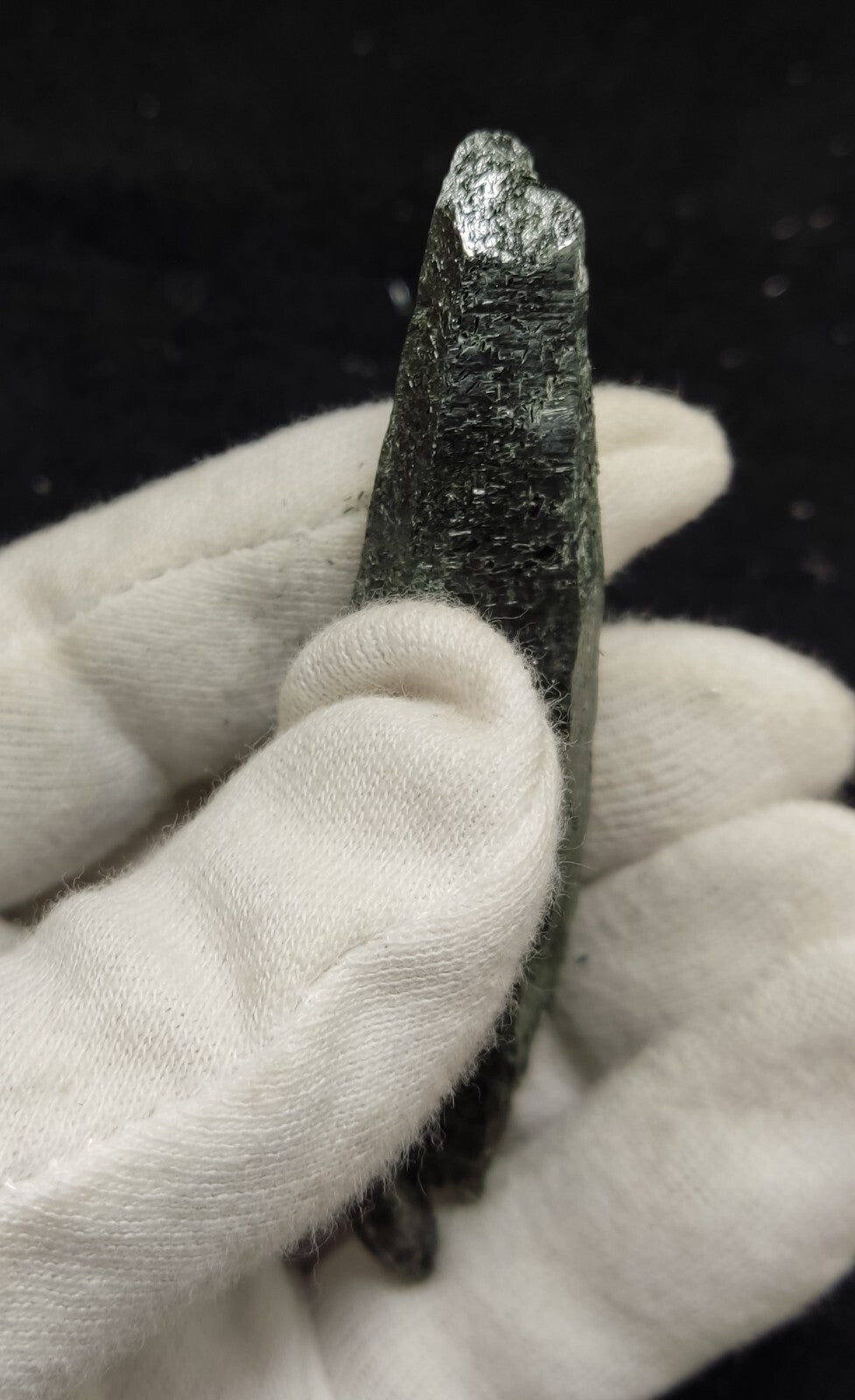 An Aesthetic Natural terminated Chlorite Quartz crystal specimen 43 grams