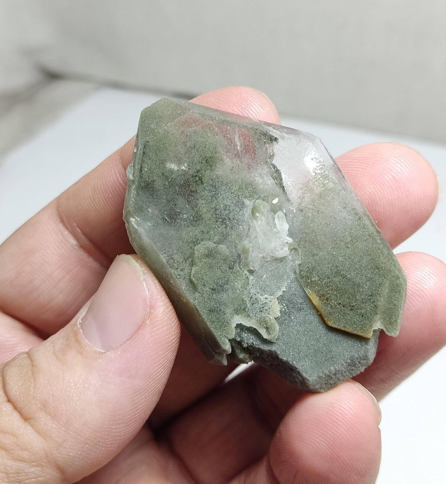 An Aesthetic Natural beautifully terminated Chlorite Quartz specimen 34 grams