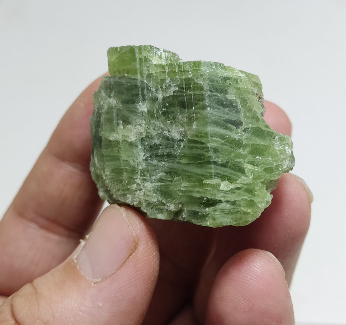 An amazing specimen of diopside crystal 71 grams