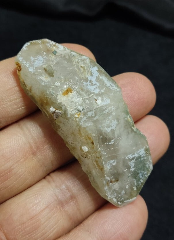 Terminated Smoky Light Blue Quartz with possibly Chlorite inclusions 24 grams