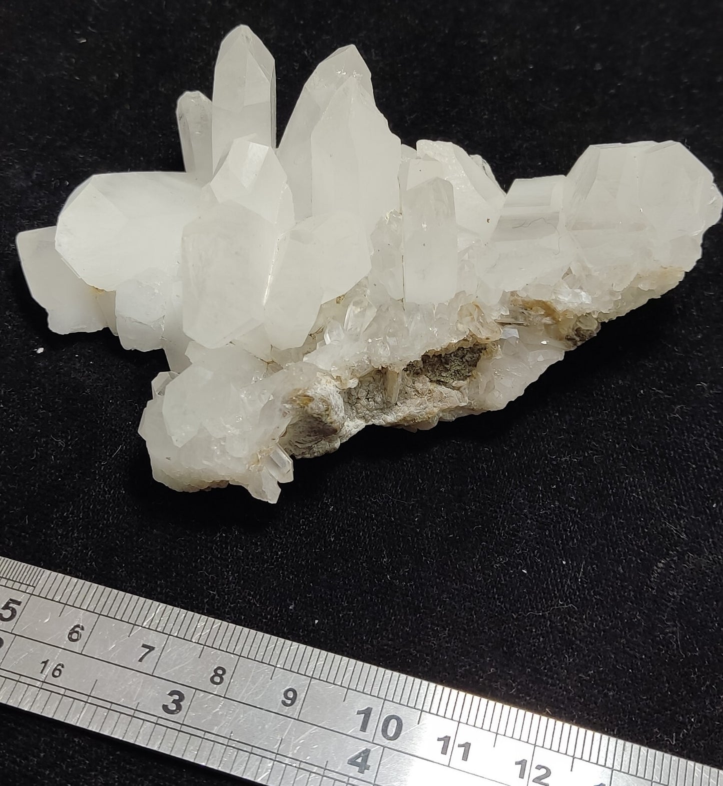 An Aesthetic Natural beautifully terminated Quartz cluster 210 grams