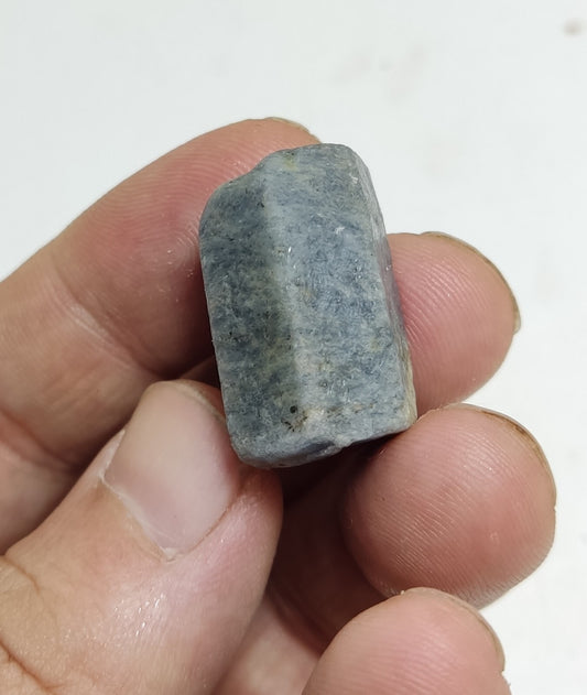 An aesthetic specimen of terminated sapphire crystal 22 grams