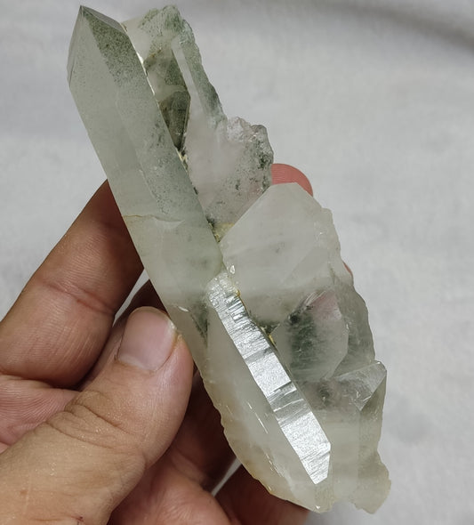 An Aesthetic Natural beautifully terminated Chlorite Quartz specimen 173 grams
