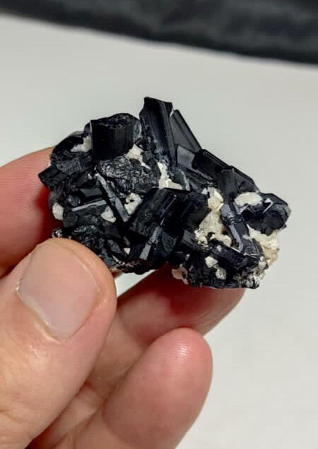 Black tourmaline cluster 38g, 5x3x2cm