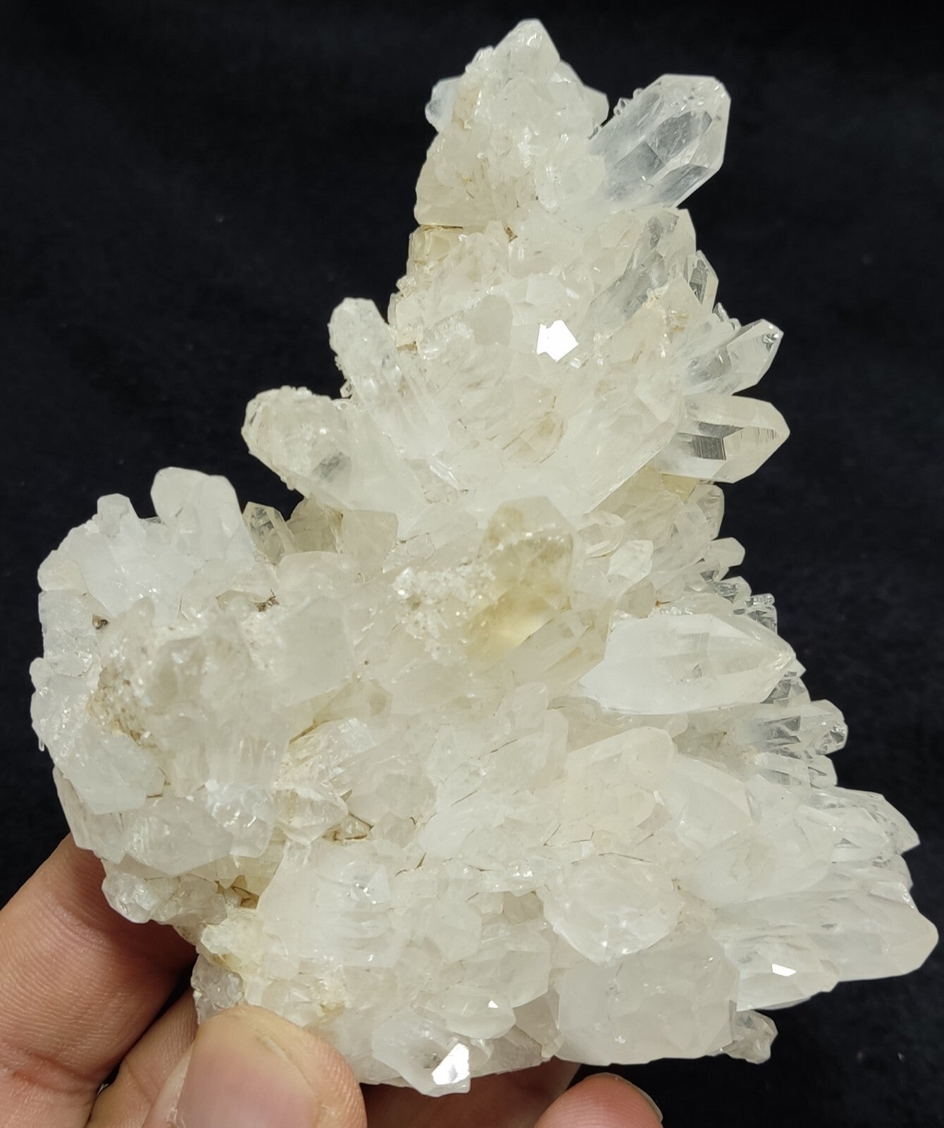 An Aesthetic terminated specimen of Quartz cluster 262 grams