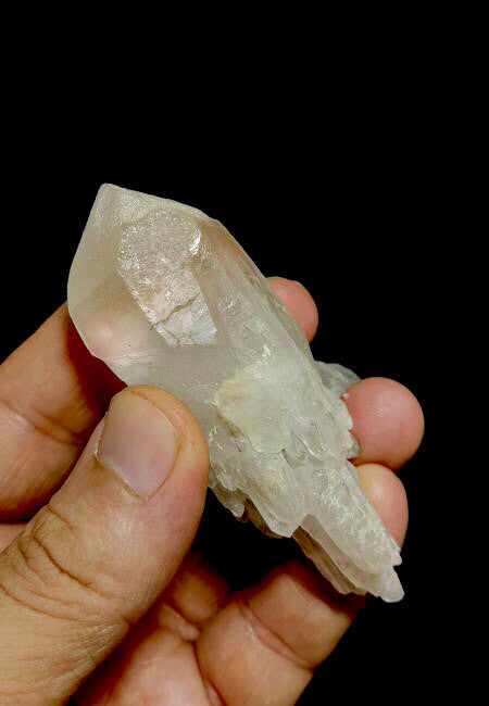 Double Terminated Quartz crystal 83g