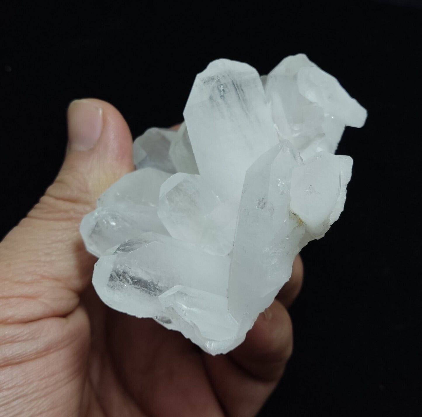 An Aesthetic Natural beautifully terminated Quartz cluster 210 grams