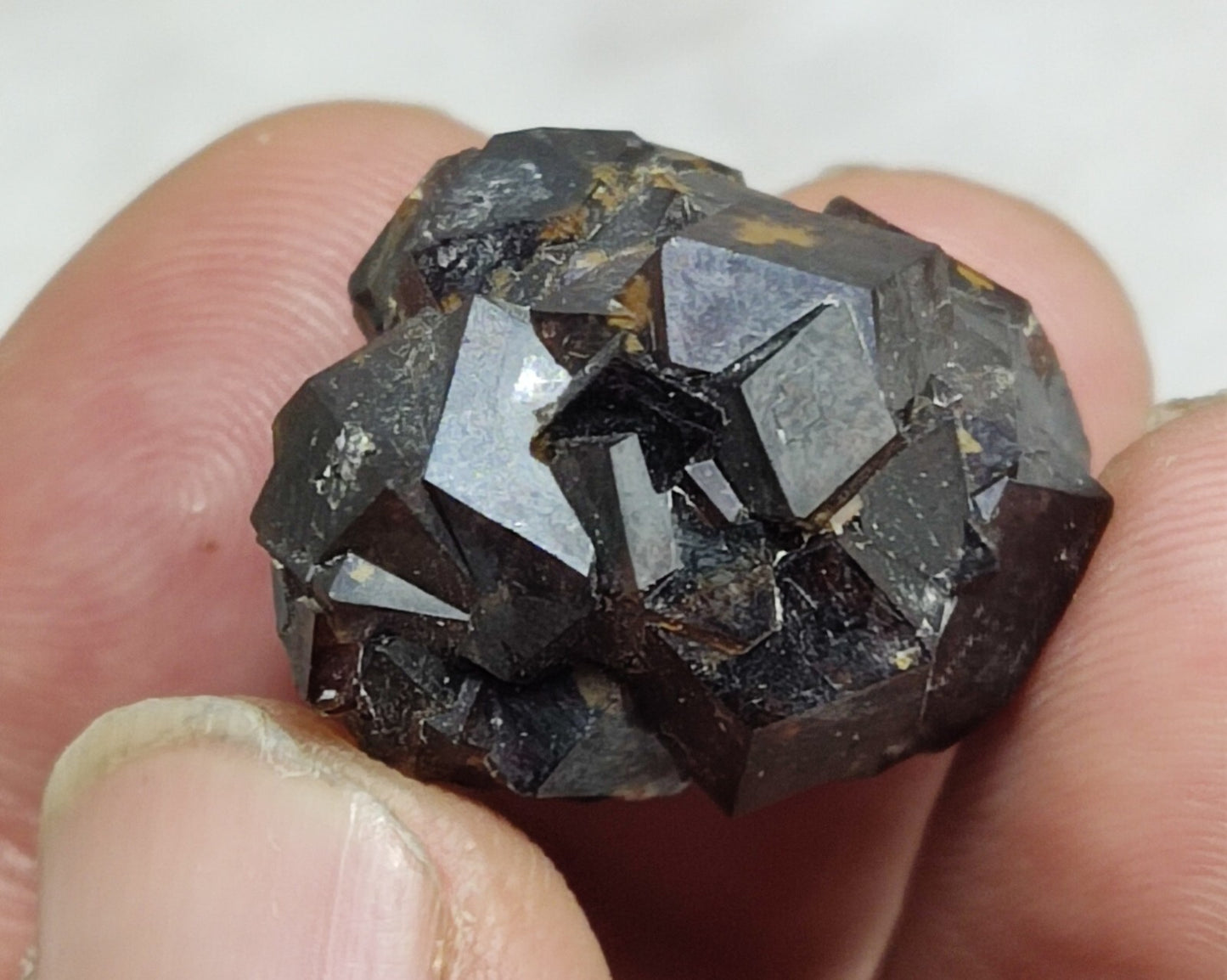 An Aesthetic specimen of andradite garnets on matrix 18 grams