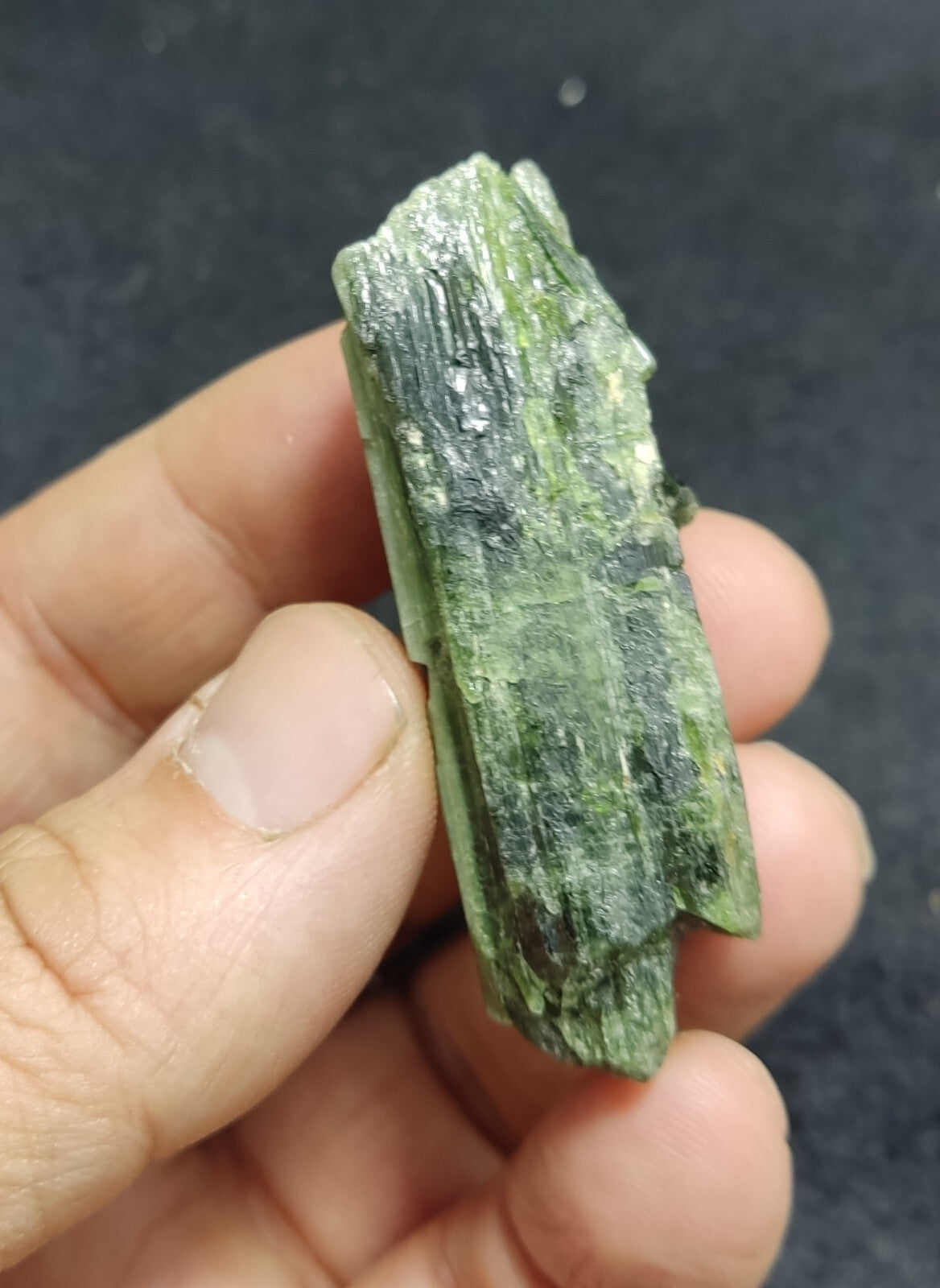 An amazing specimen of diopside crystal 45 grams