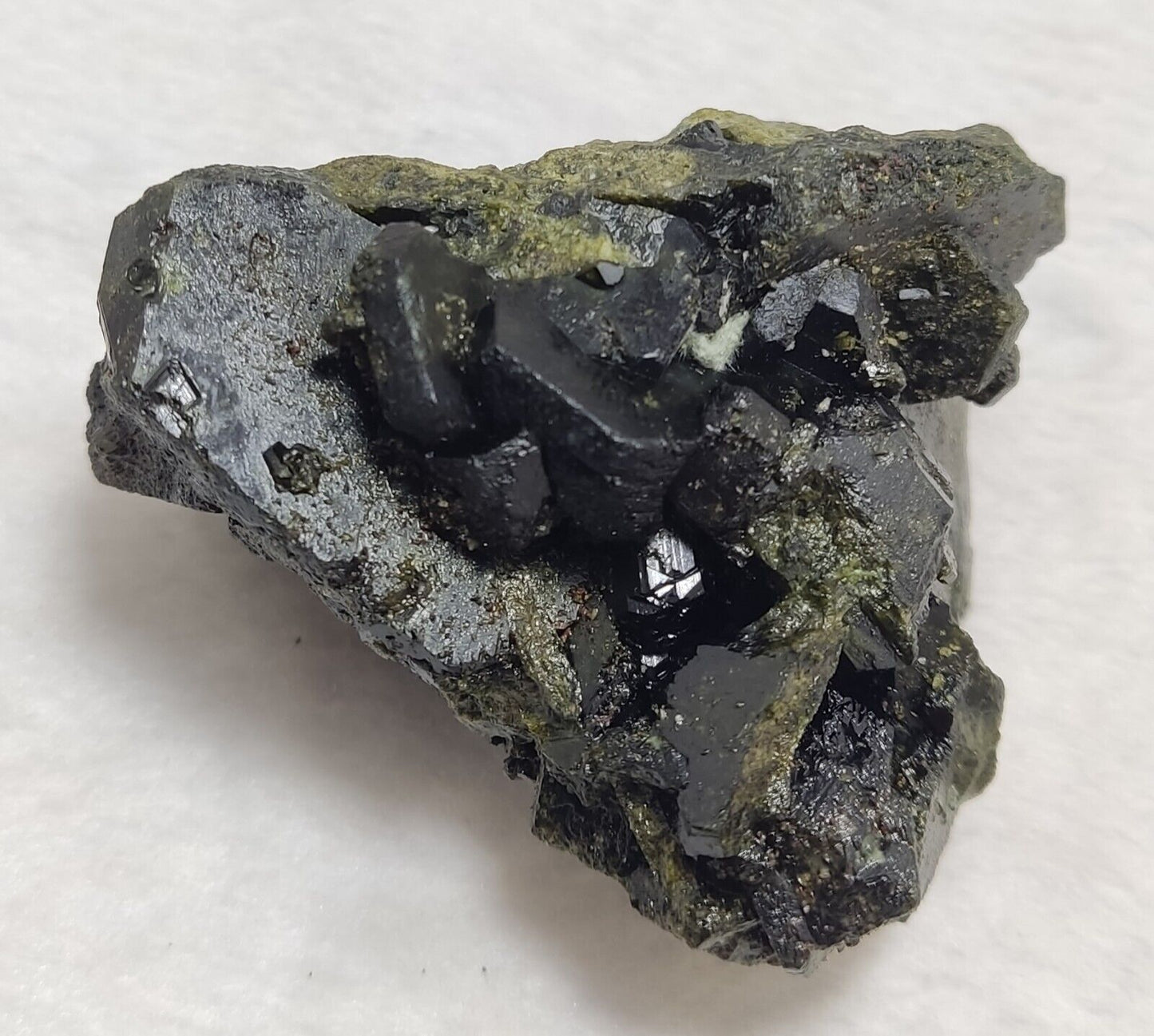 An Aesthetic Natural terminated epidote crystal specimen 159 grams