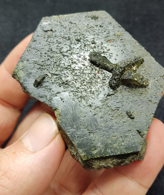 An Aesthetic Natural terminated epidote crystal specimen 111 grams