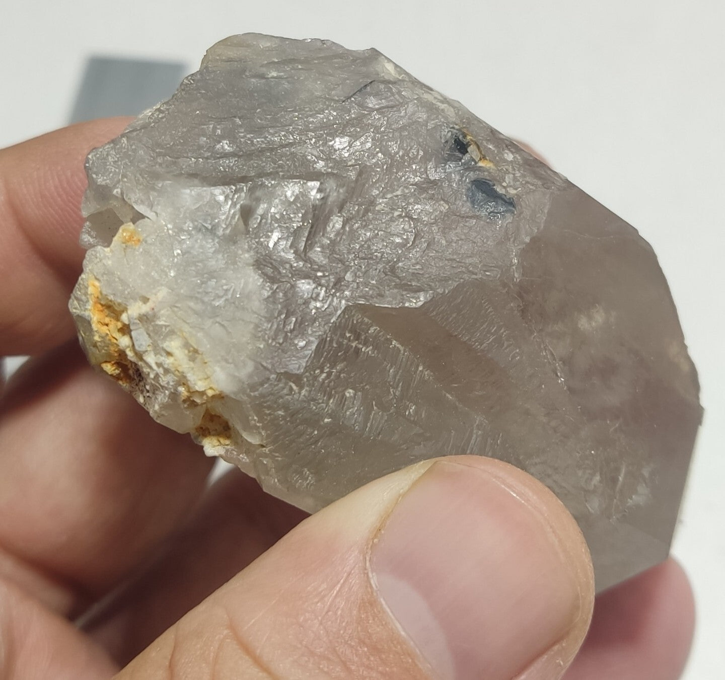 An Aesthetic Naturally terminated specimen of light Smoky Quartz 116 grams