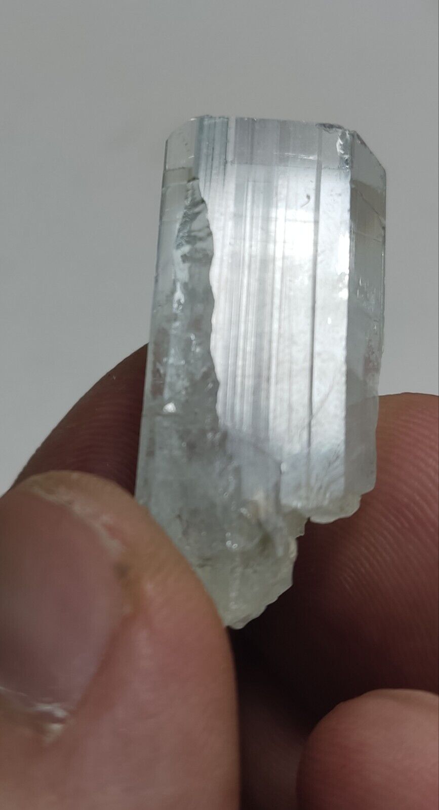An Aesthetic specimen of aquamarine crystal 11 grams