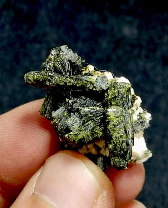 Natural Epidote On Matrix 8.5 Grams.