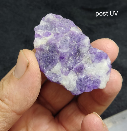 An Aesthetic specimen of purple Hackmanite in matrix 32 grams