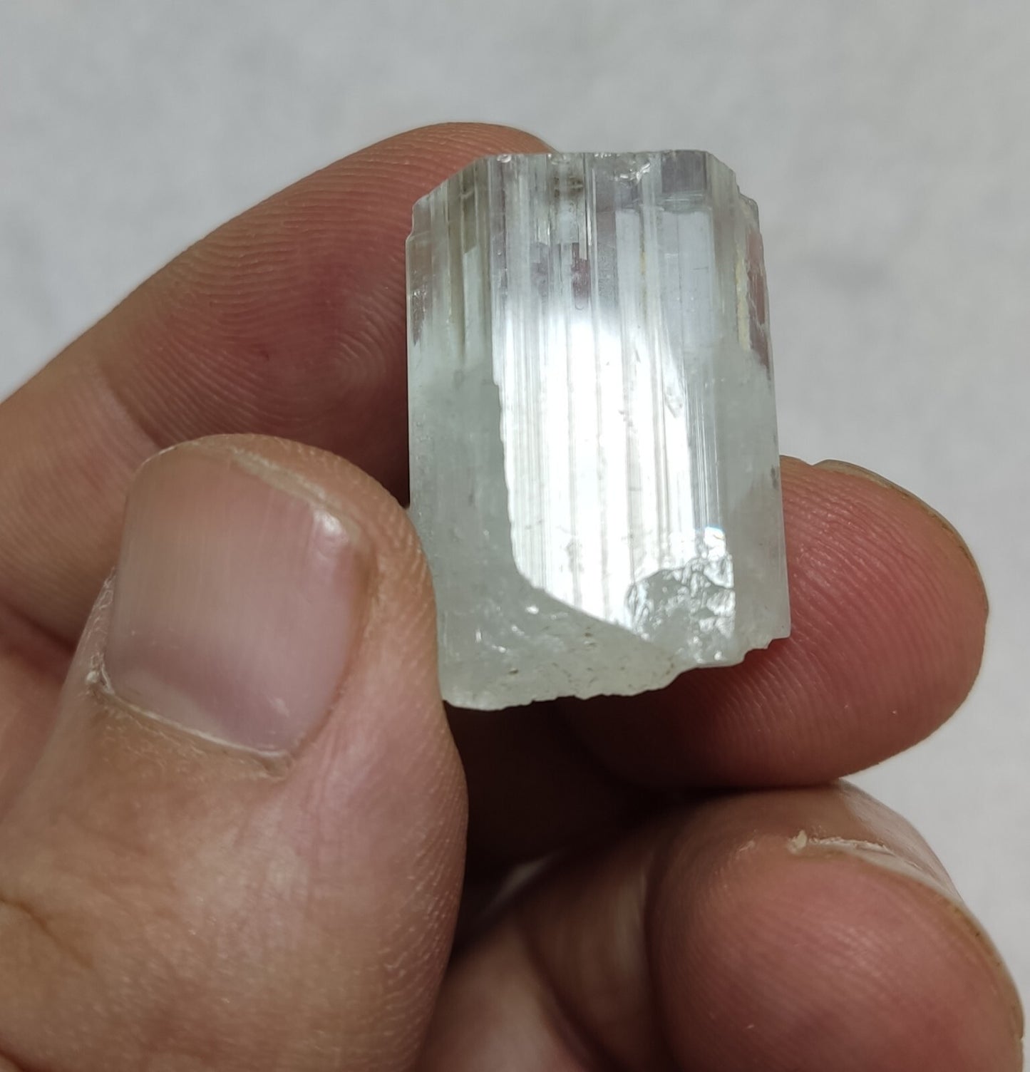 An Aesthetic specimen of aquamarine crystal 12 grams