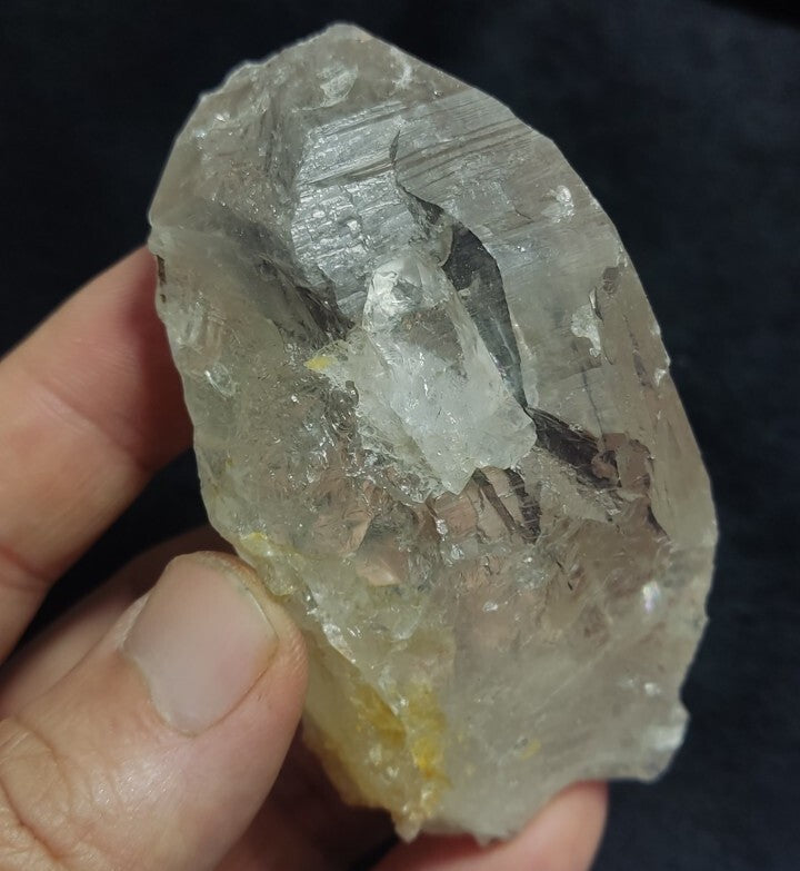Natural terminated Quartz with Siderite  167 grams