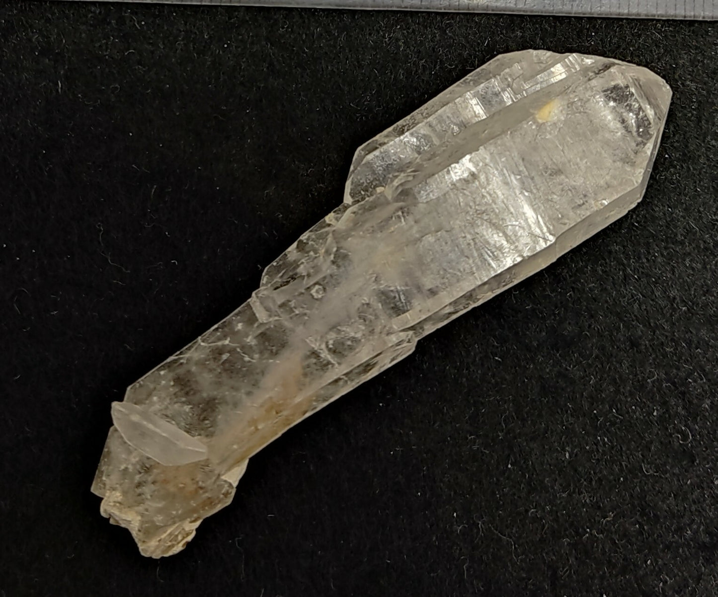 An amazing specimen of terminated faden Quartz crystal 18 grams