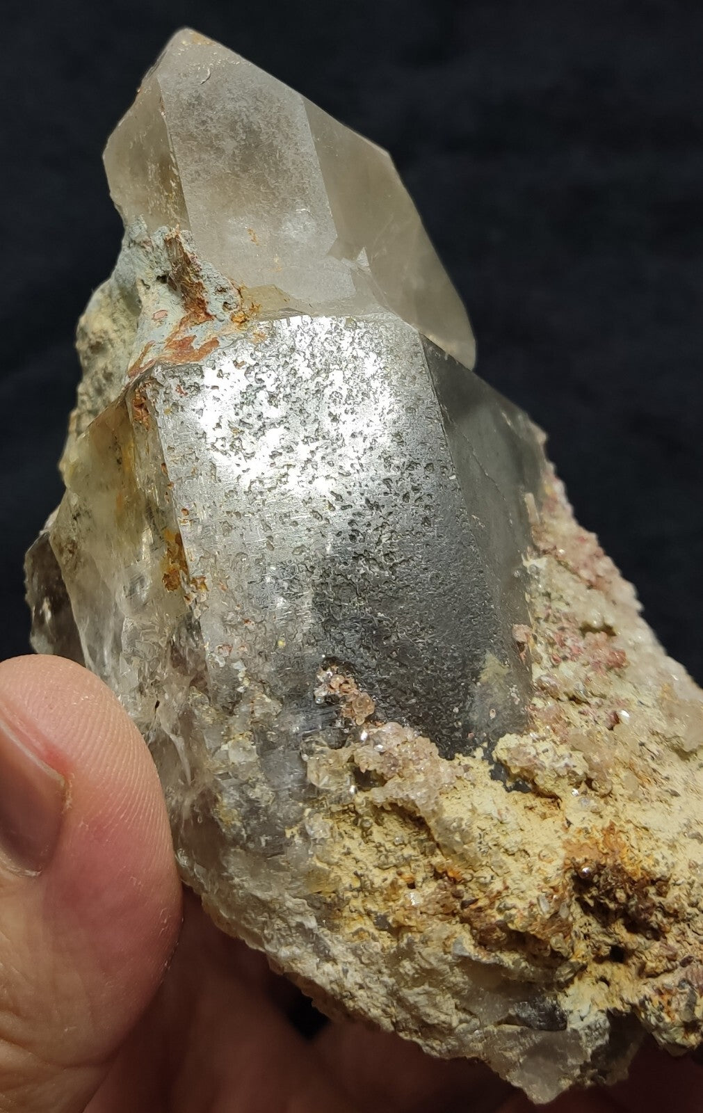 An Aesthetic terminated Partly Smoky Quartz specimen 493 grams