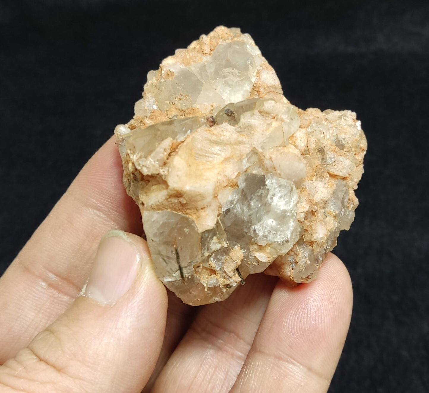 An Aesthetic terminated Quartz floater Zegi Mountains 75 grams
