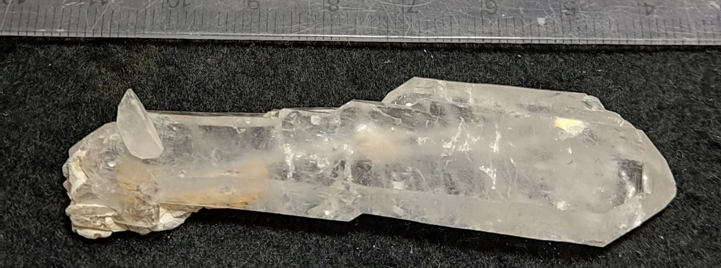 An amazing specimen of terminated faden Quartz crystal 18 grams