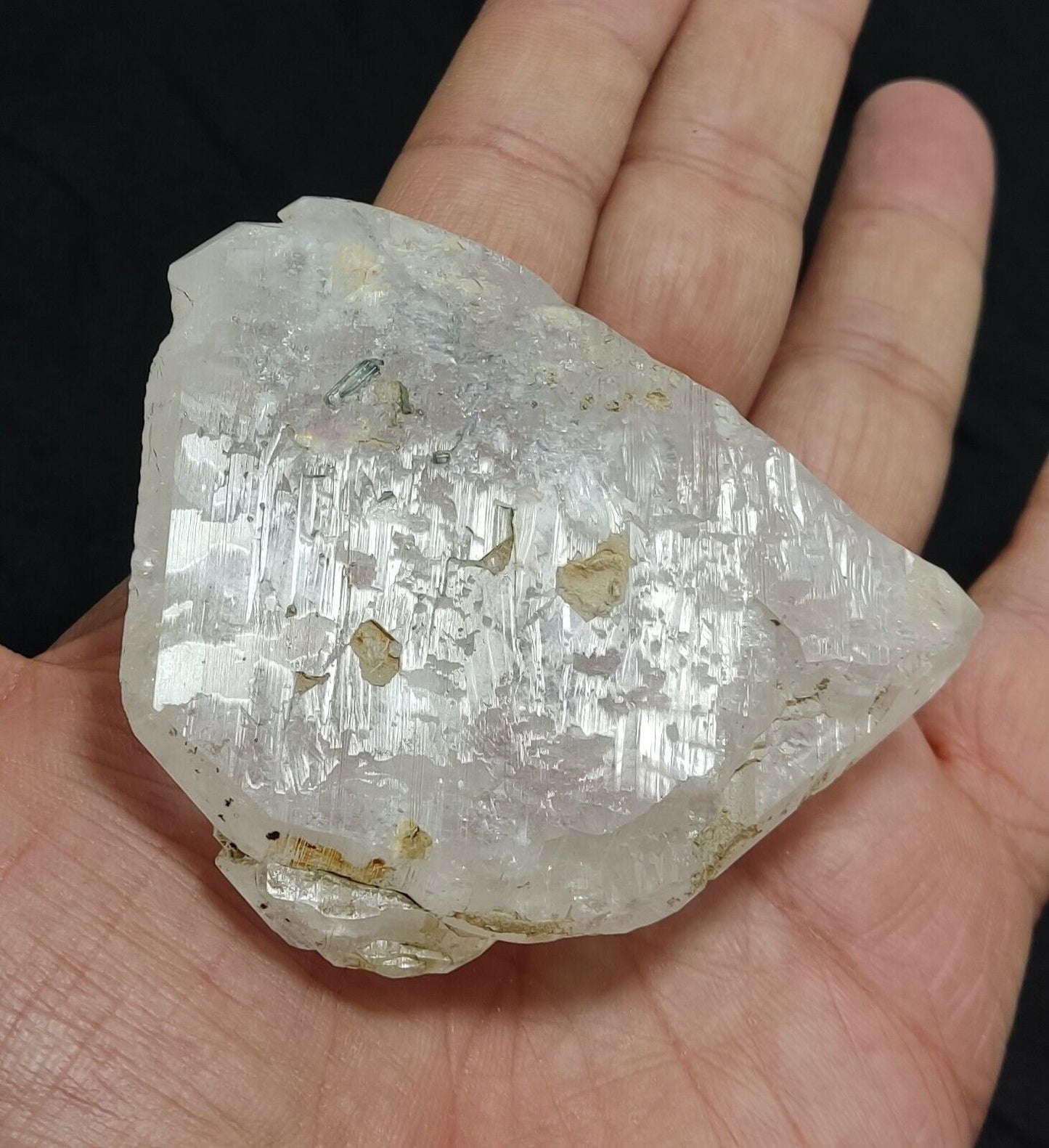 A very Aesthetic Natural beautifully terminated Fenster Quartz crystal 125 grams