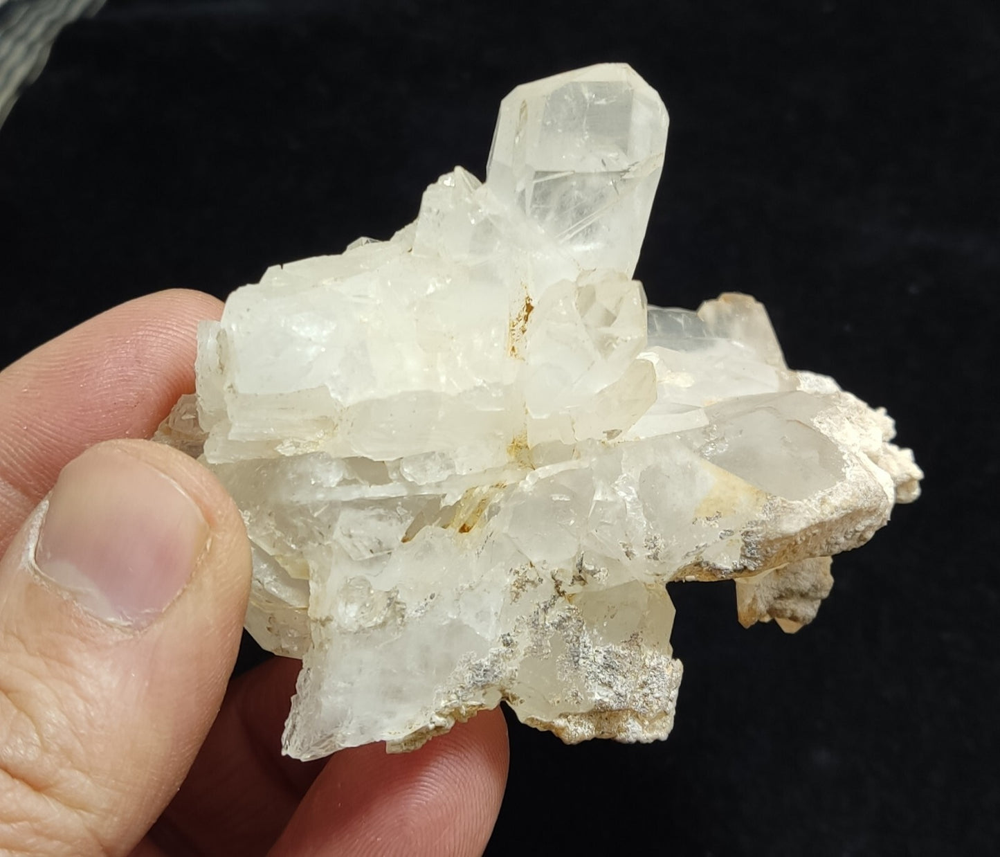An Aesthetic terminated Quartz cluster 155 grams
