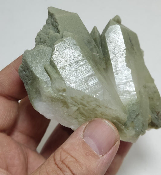 An Aesthetic Natural beautifully terminated Chlorite Quartz cluster 259 grams