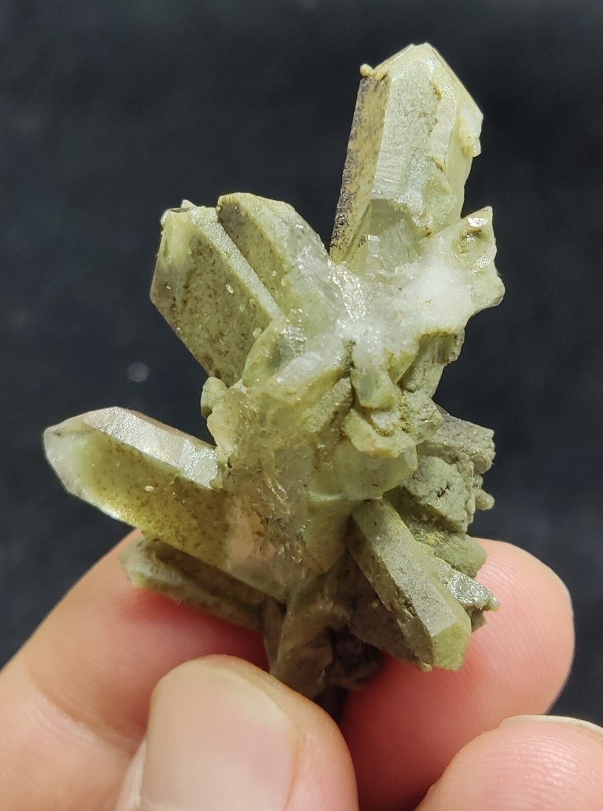 An Aesthetic specimen of chlorite quartz 23 grams