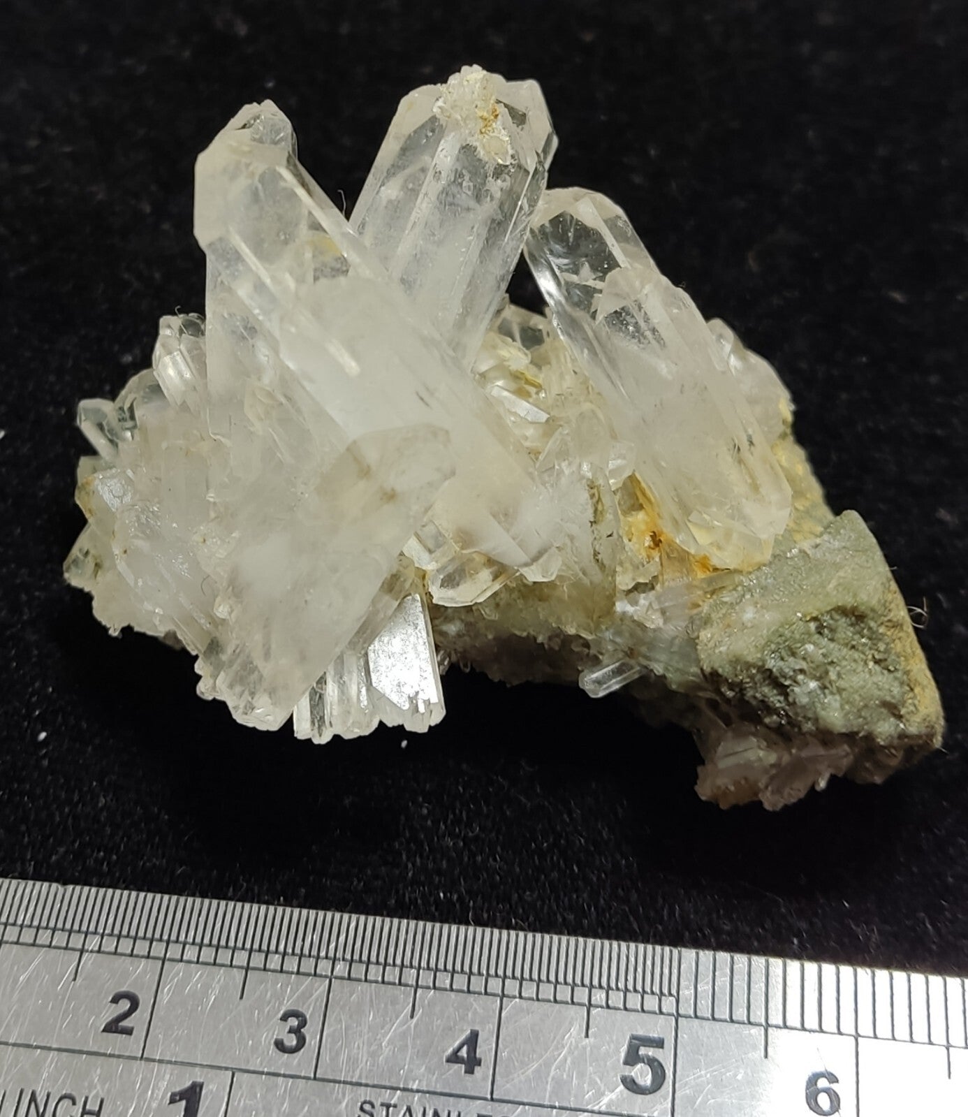 An Aesthetic specimen of quartz on matrix  62 grams