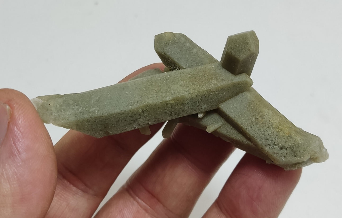 An Aesthetic Natural terminated Chlorite Quartz specimen with brookite 36 grams