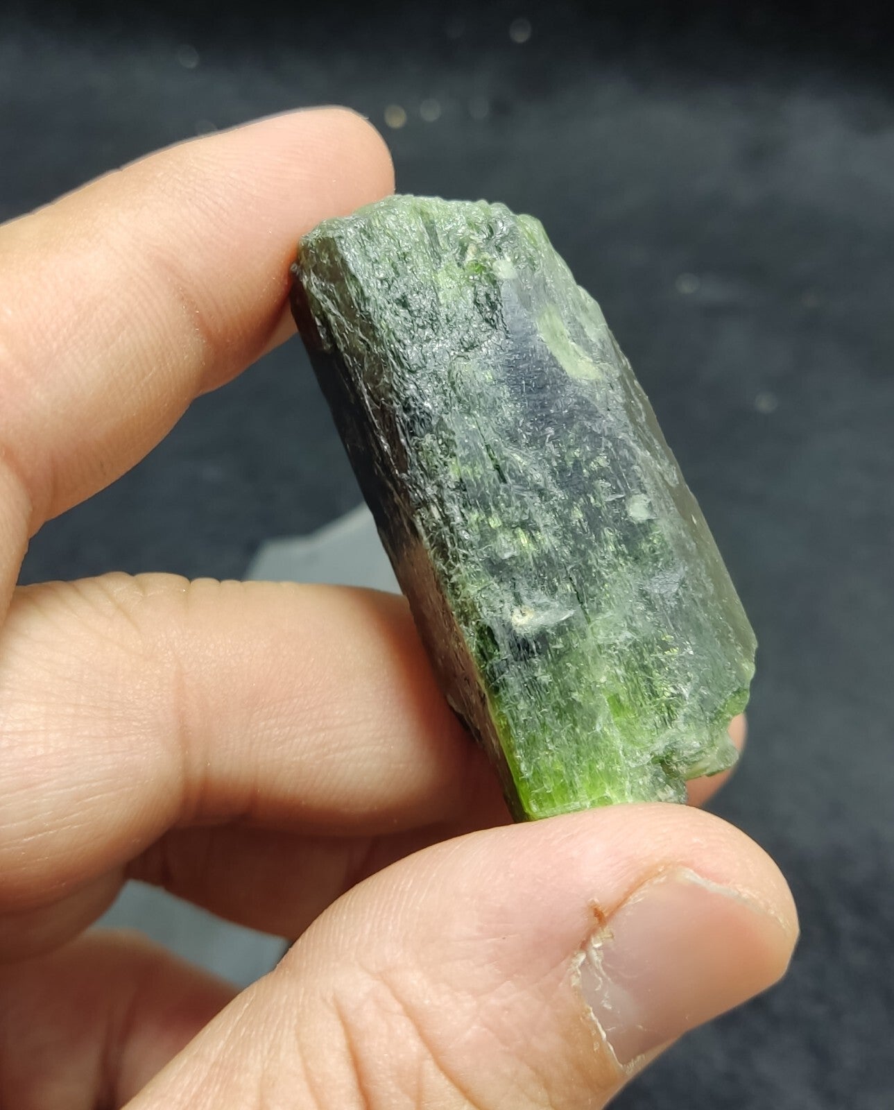 An amazing specimen of diopside crystal 48 grams