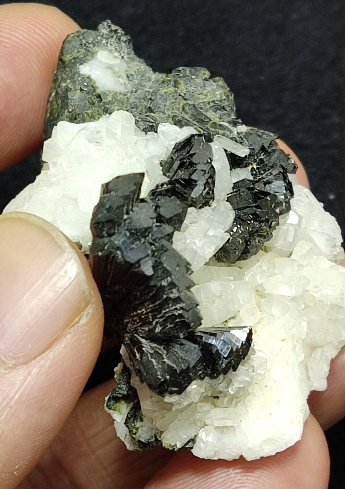 An Aesthetic Natural terminated epidote specimen 44 grams