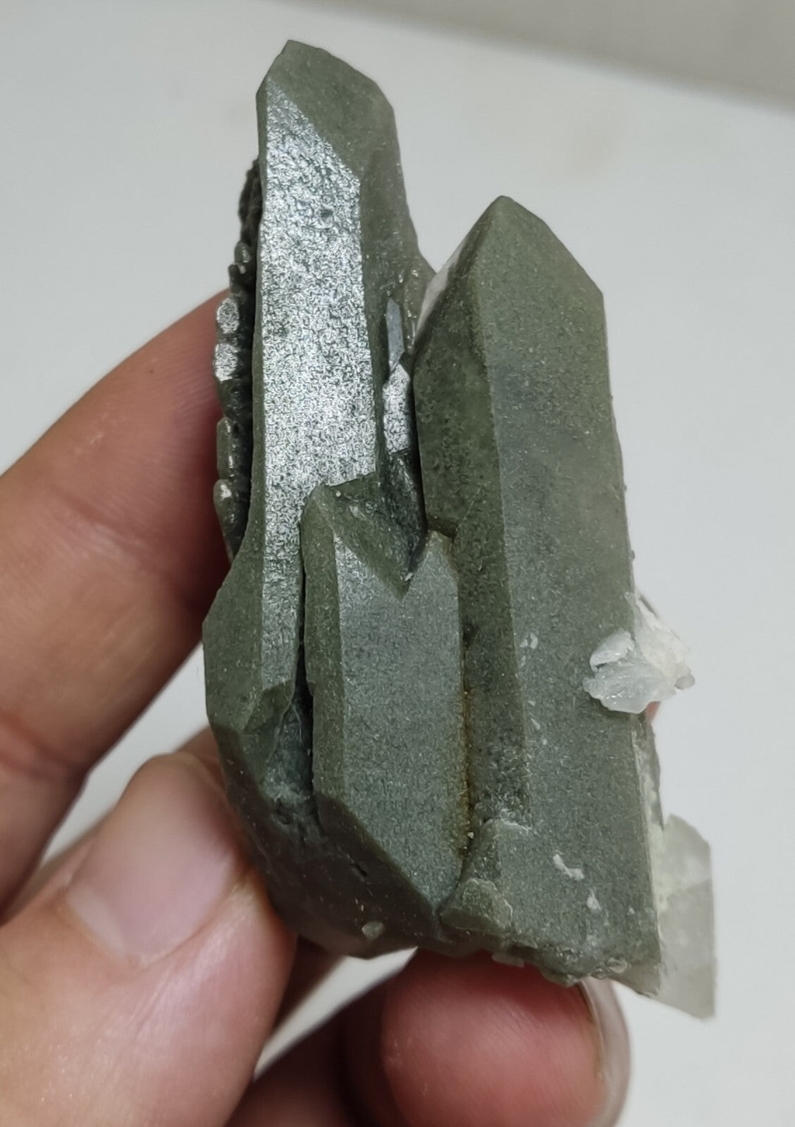 An Aesthetic Natural beautifully terminated Chlorite Quartz specimen 69 grams