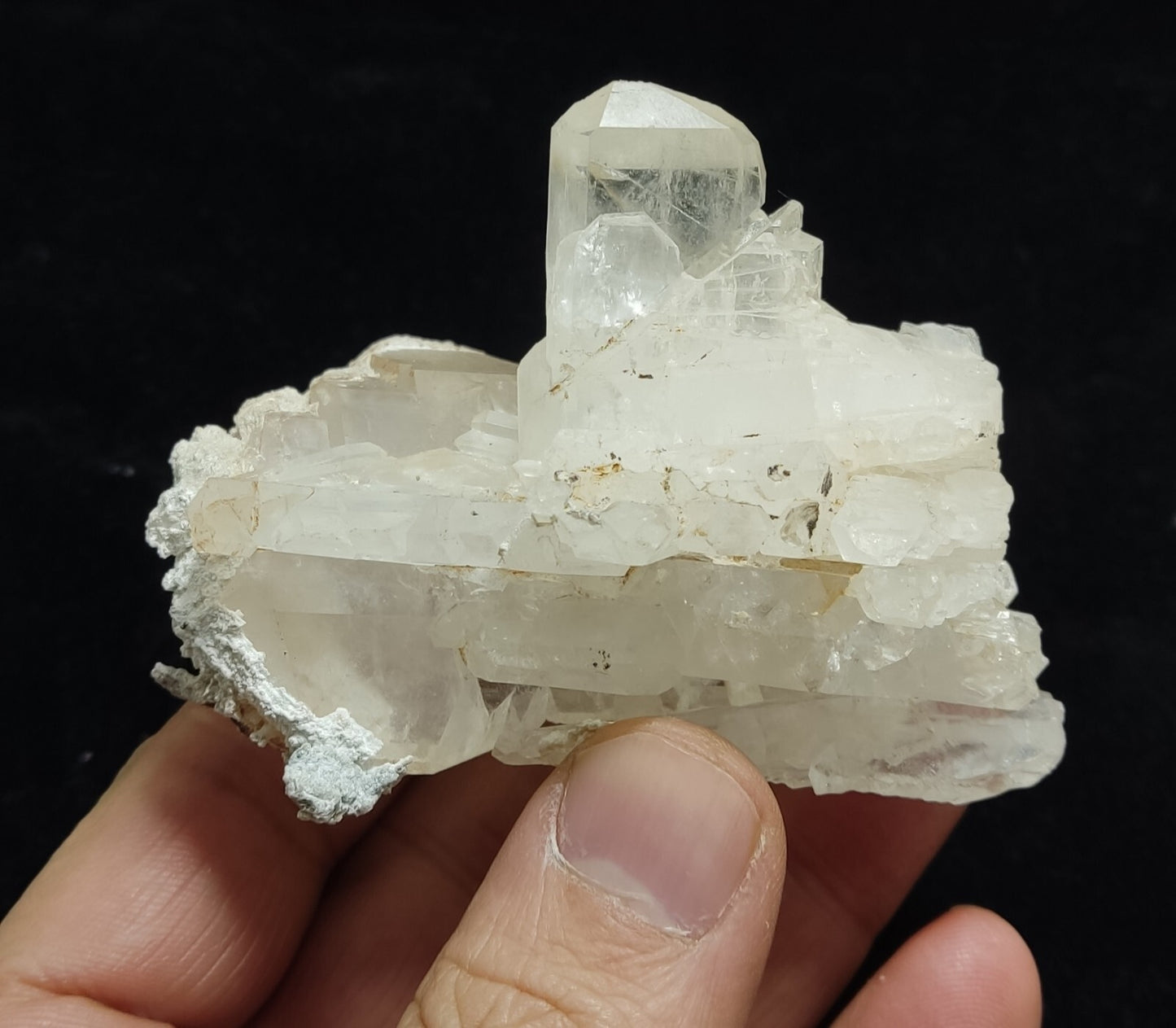 An Aesthetic terminated Quartz cluster 155 grams