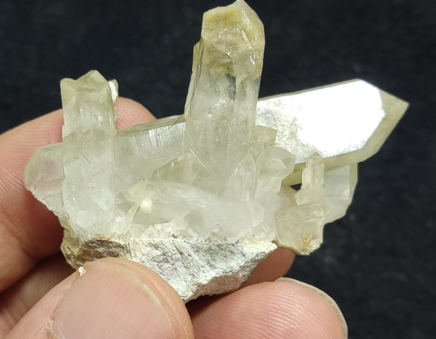 An Aesthetic specimen of chlorite quartz 26 grams