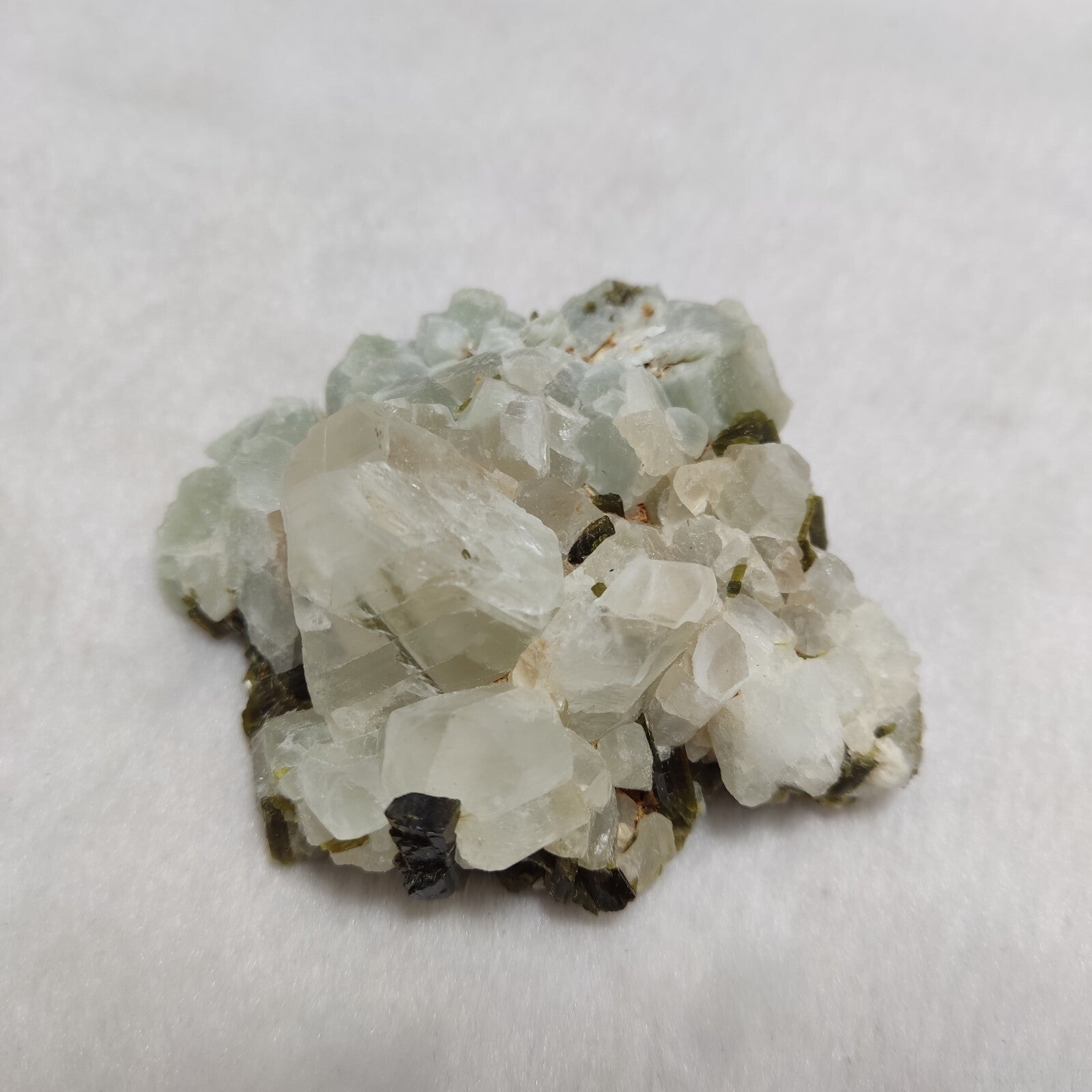 An amazing specimen of Adularia/feldspar with epidote 116 grams