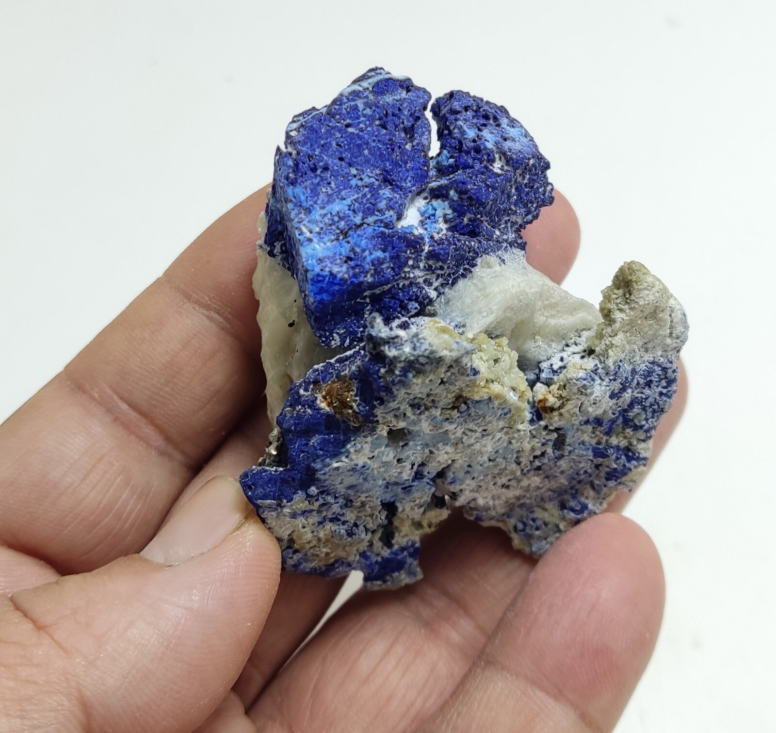 Natural Partly Fluorescent Lazurite On Matrix 81 grams