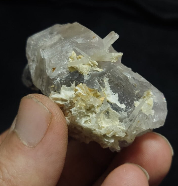 Natural Etched Terminated Smoky Quartz Amethyst 74 grams